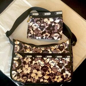 LeSportsac with makeup bag